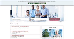 Desktop Screenshot of careers.nysslha.org