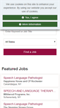 Mobile Screenshot of careers.nysslha.org